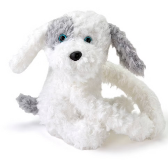 FAO Schwarz 9" Valentine Hugging Dogs Plush Set New with Tag