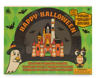 Disney Parks Halloween Countdown Calendar Figurine Set 13 Costumed Character