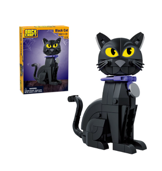 Brickcraft Halloween Black Cat Building Kit (182-Piece Set) Toy New With Tag