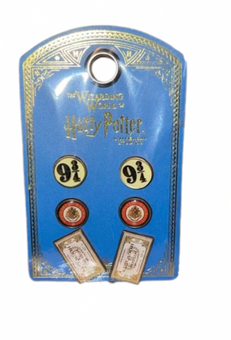Universal Studios The Wizarding World of Harry Potter 9 3/4 Earring Set New