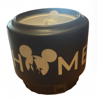 Disney Parks HOME Collection Black Scented Candle New with Tag