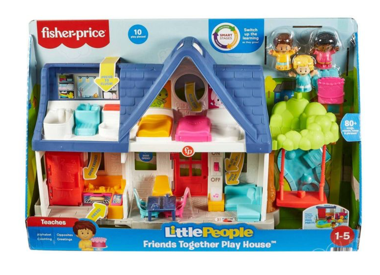 Fisher-Price Little People Friends Together Play House Toy New With Box