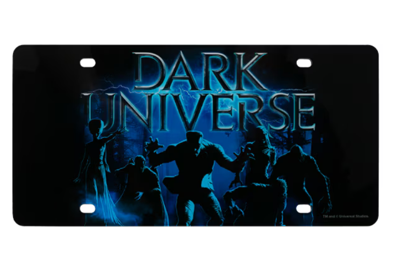 Universal Studios Dark Universe License Plate New With Tag