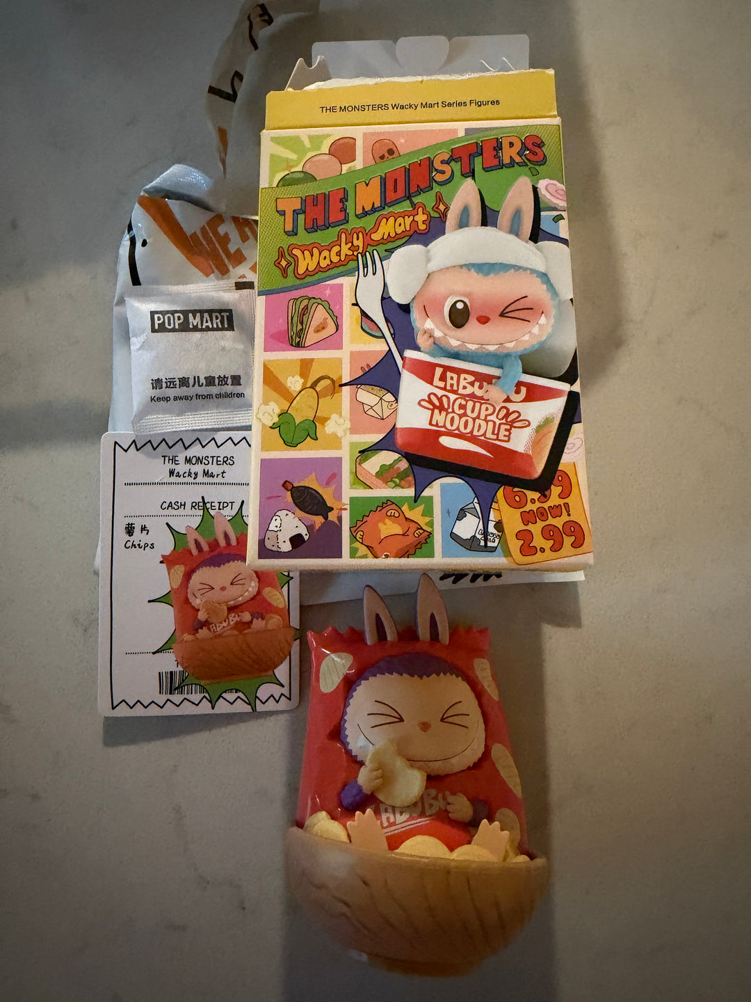 Pop Mart Labubu The Monsters Wacky Mart Chips Vinyl Figure USA