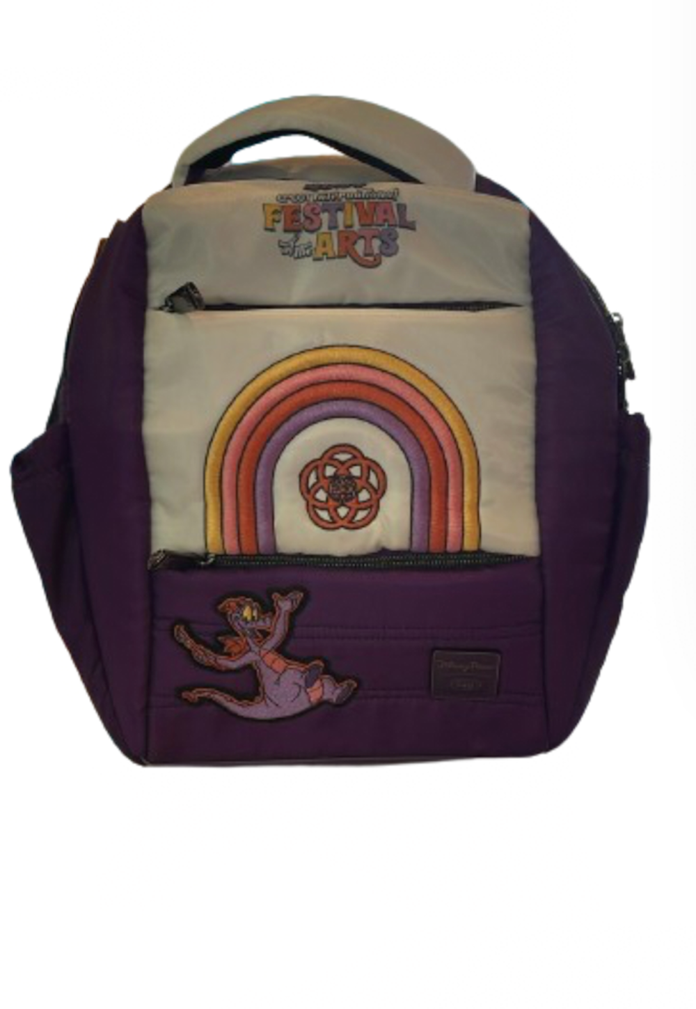 Disney Parks Epcot Festival of Arts 2024 Figment Lug Backpack Bag New with Tag