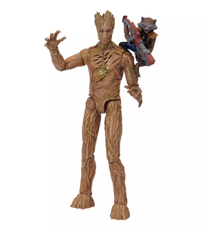 Disney Guardians of the Galaxy Vol. 3 Groot & Rocket Talking Action Figure Set