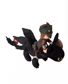 Universal Epic Universe How To Train Your Dragon Toothless Hiccup Plush New