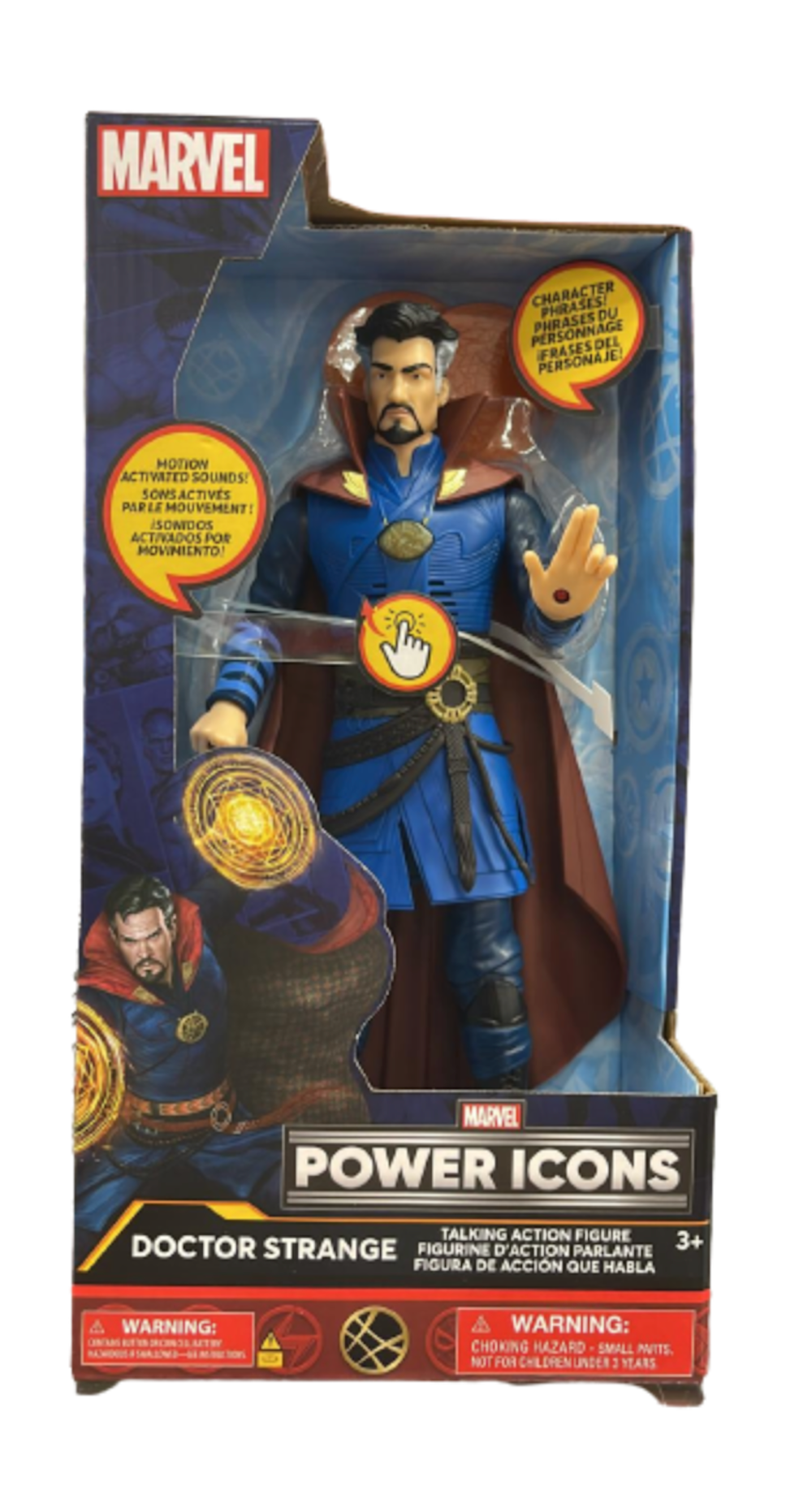 Disney Parks Marvel Doctor Strange Power Icons Talking Action Figure New W Box