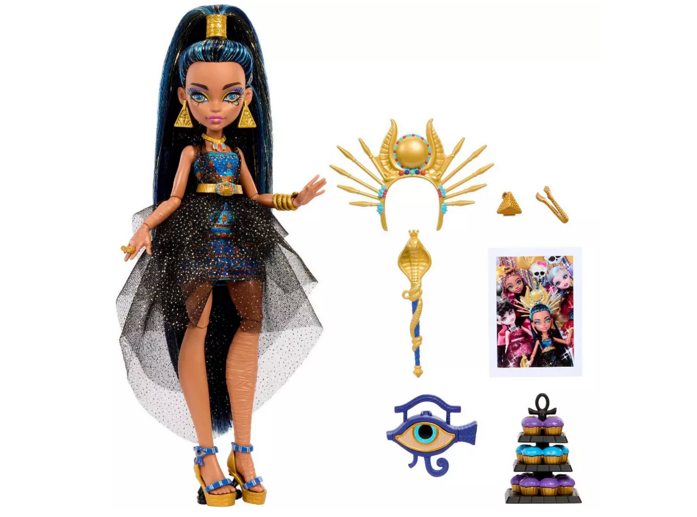 Mattel Monster High Monster Ball Cleo De Nile Fashion Doll New with Box