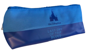 Disney Park Walt Disney World Logo Mania Last Day of Trip Blues Pencil Case New