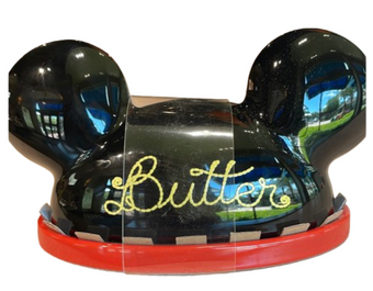 Disney Parks Mickey Mouse Ear Hat Butter Dish New With Tag