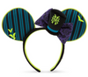 Disney Parks Minnie Ear Headband Haunted Mansion Glow In The Dark New With Tag