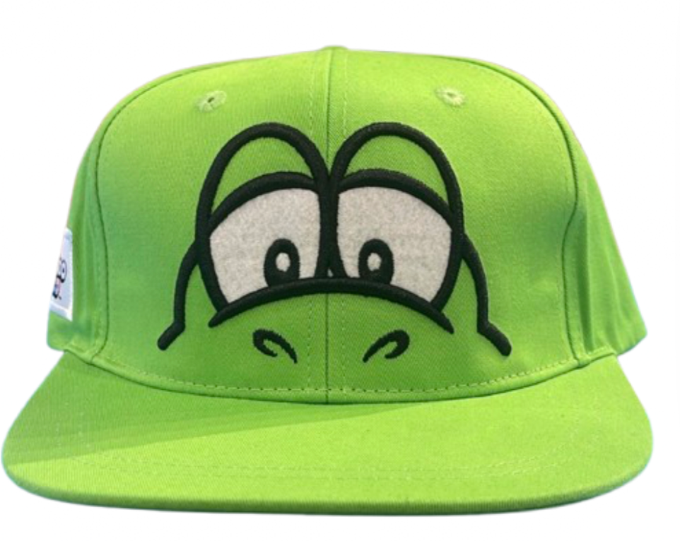 Universal Studios SUPER NINTENDO WORLD Yoshi Big Face Green Cap Hat New With Tag