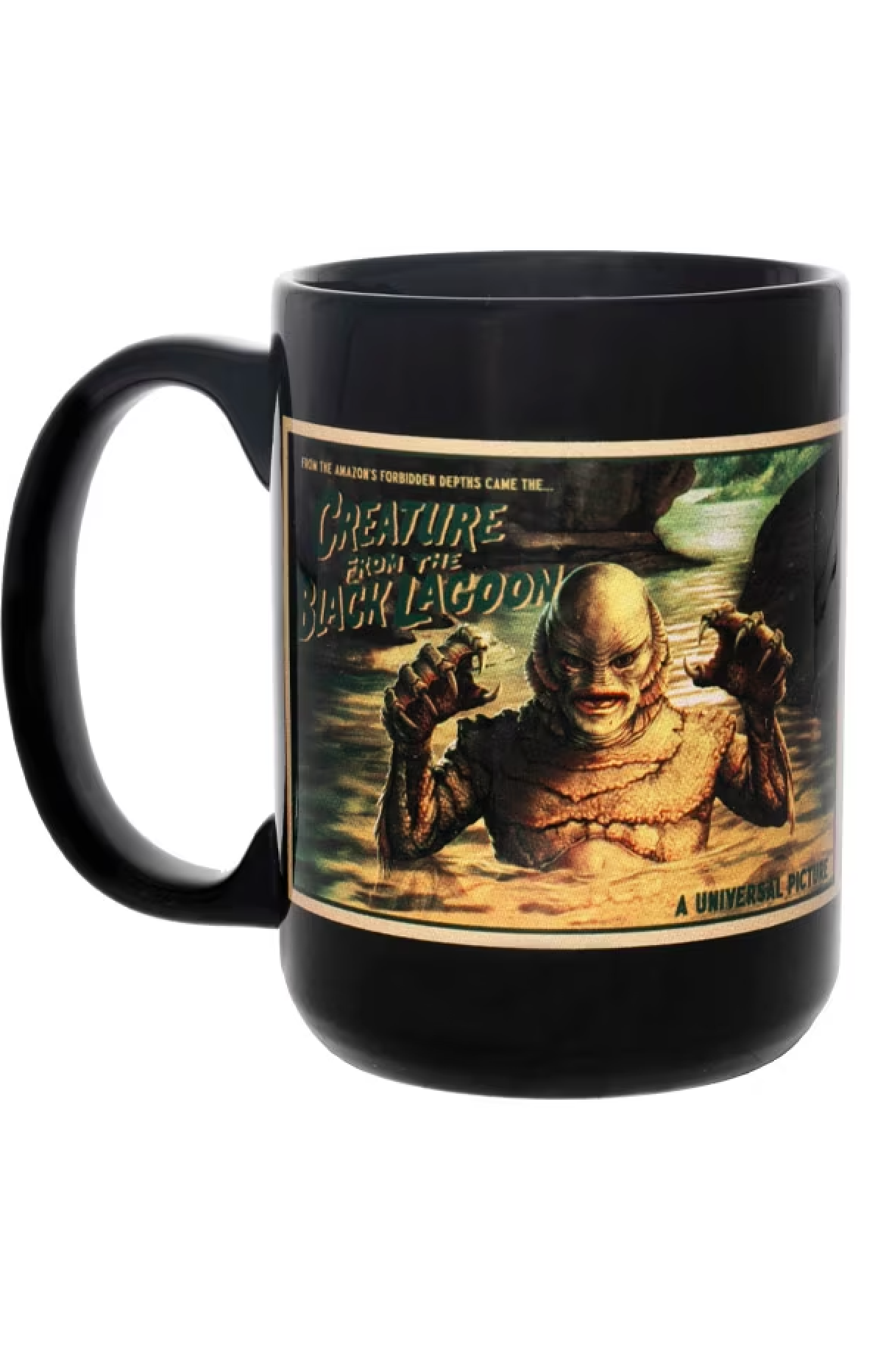 Universal Studios Monsters Creature from the Black Lagoon Poster Coffee Mug New