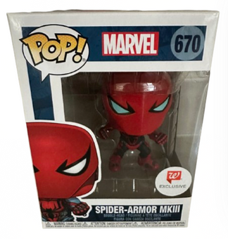Funko Pop! Marvel Spiderman Spider-Armor MKILL Figure Vinyl New with Box