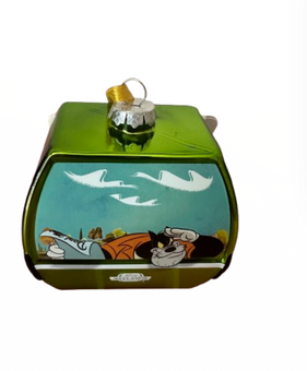 Disney Parks Skyliner Goofy Pete Horace Clarabelle Glass Christmas Ornament New