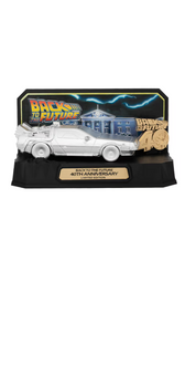 Universal Studios Back To The Future 40th Collectible Time Machine Figurine New