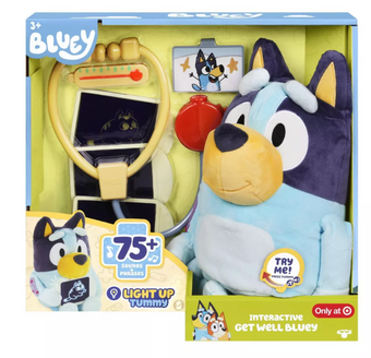 Bluey Interactive Get Well Plush Exclusive Toy New With Tag