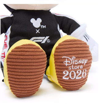 Disney Store 2026 x Formula 1 Motor Racing Mickey Velocity Plush New with Tag