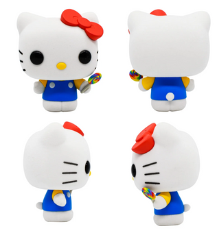 Funko Pop Sanrio Hello Kitty with Lollipop Flocked Exclusive Vinyl Figure Sugar