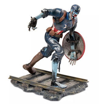 Disney Parks Marvel Studios "What If...? Captain America PVC Gallery Diorama New