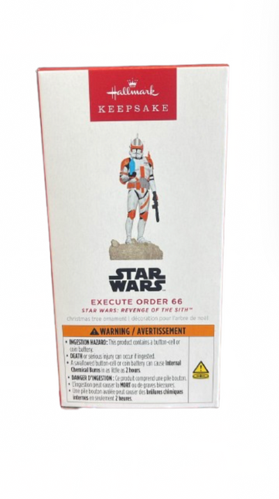 Hallmark Keepsake 2025 Star Wars Execute Order 66 Christmas Ornament New w Box