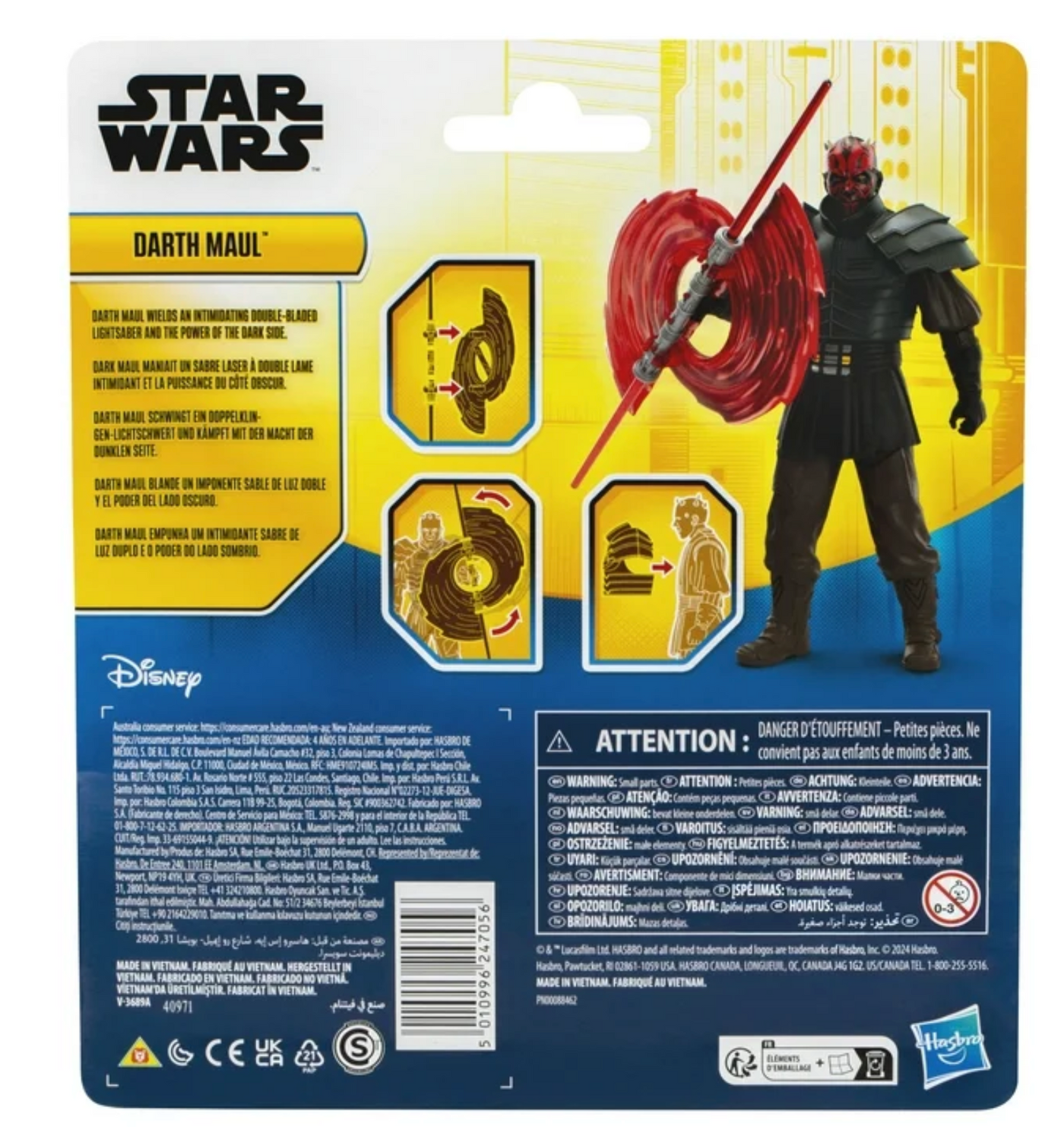 Disney Star Wars Epic Hero Series Darth Maul Action Figure Toys for 4 Year Old