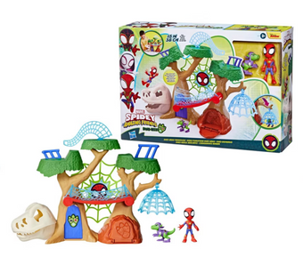 Spidey Amazing Friends Marvel Spider Man Dino Webs Treehouse Toy New with Tag