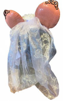 Disney Parks The Haunted Mansion Bride Ear Headband New With Tag