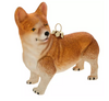 Robert Stanley Corgi Dog Glass Christmas Ornament New with Tag