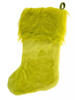 Dr. Seuss Grinch Furry Christmas Stocking New With Tag