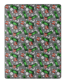 Disney Minecraft Throw Blanket and HD Hugger New with Tag