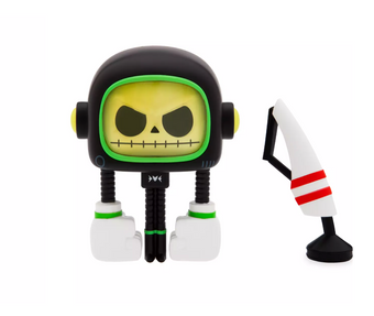 Disney Parks Jack Skellington Vinyl Figure by Eric Tan w 1 Piece of Rocket New