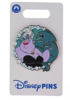 Disney Parks Villains Ursula Flotsam and Jetsam Little Mermaid Pin New With Card