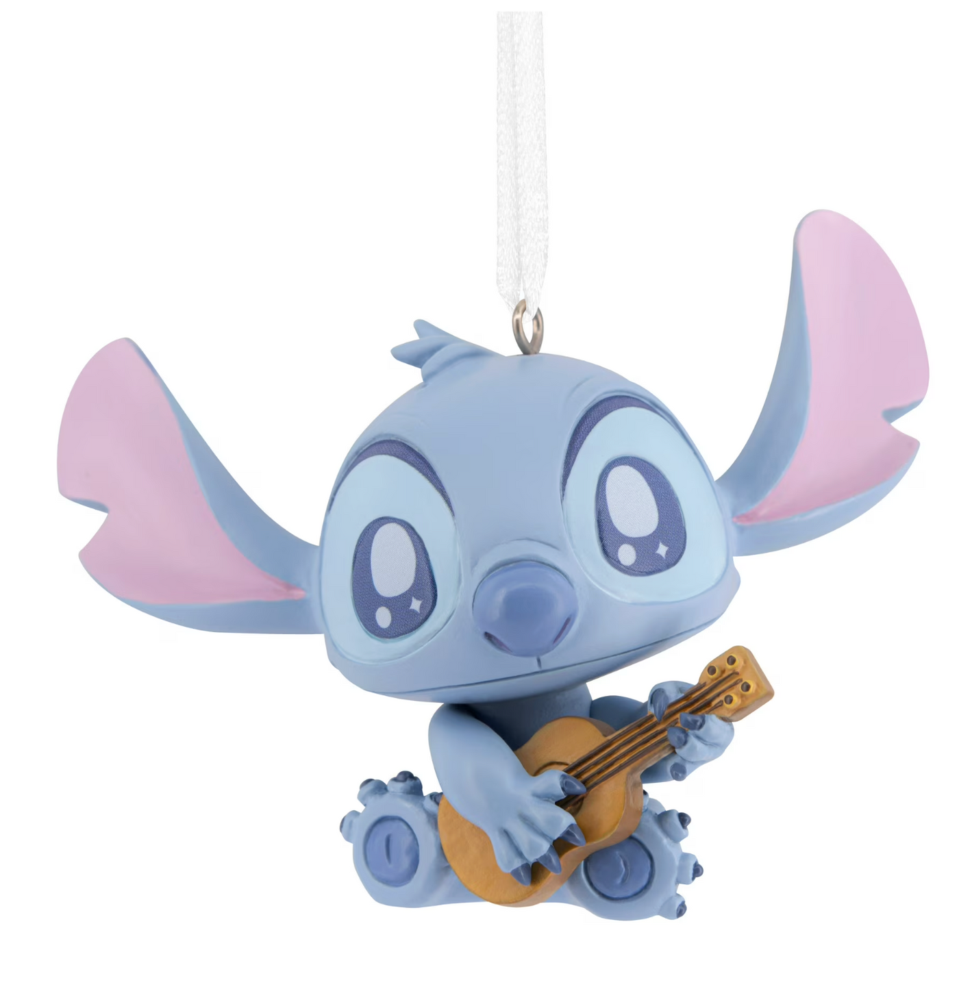 Disney Hallmark Stitch with Guitar Christmas Tree Ornament New