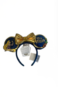 Disney Cruise Line Wish Princess Rapunzel Minnie Ear Headband for Adult New Tag