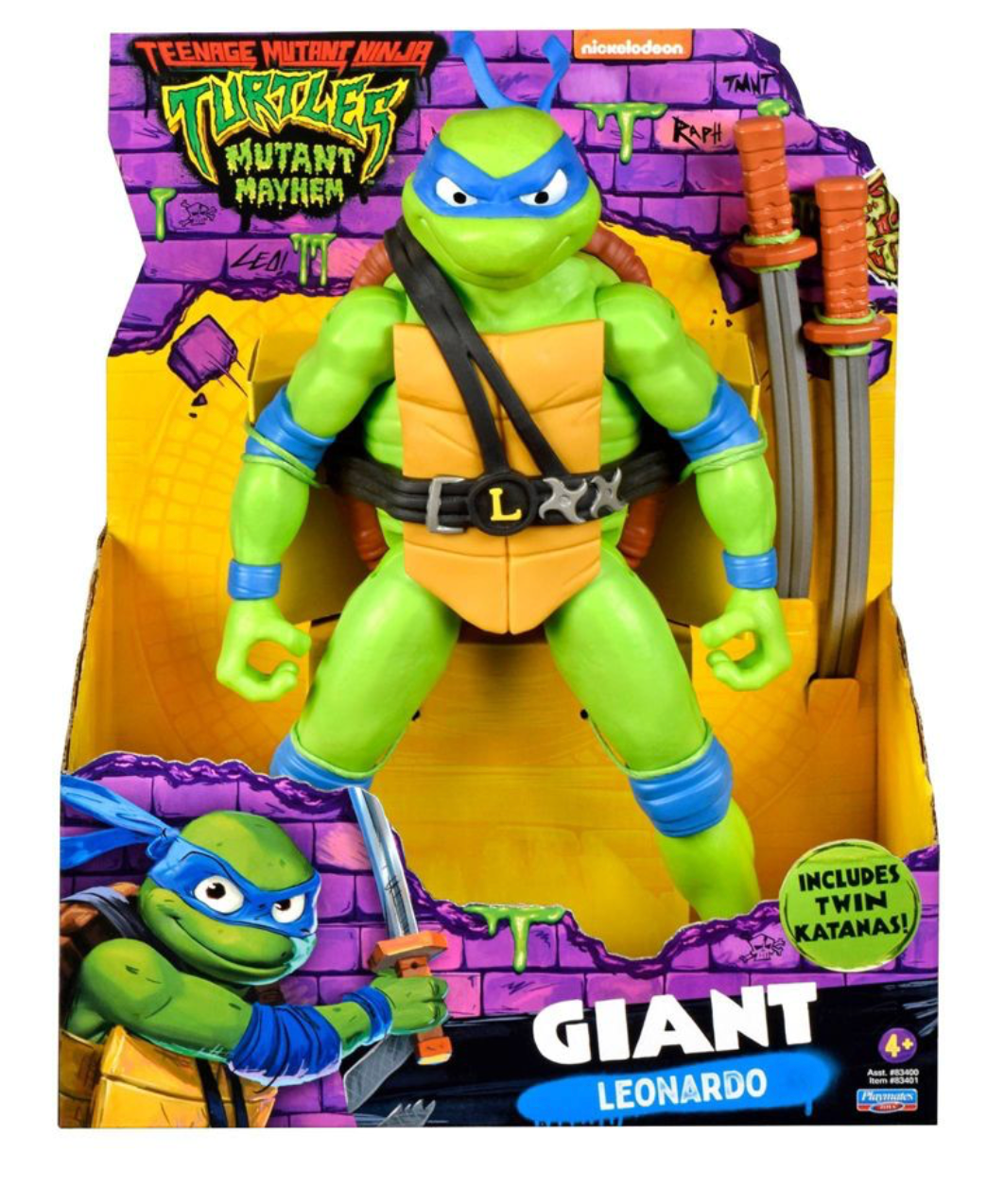 Teenage Mutant Ninja Turtles: Mutant Mayhem Giant Leonardo Action