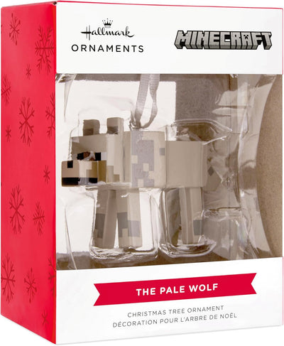 Hallmark Minecraft Wolf Christmas Ornament New With Box