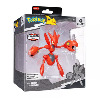 Pokémon Select 6" Articulated Figure Scizor Action Figure Toy New with tag