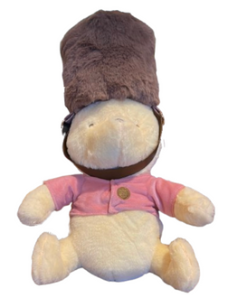 Disney Parks Winnie the Pooh King's Guard Shoulder Bag Plush Doll New With Tag