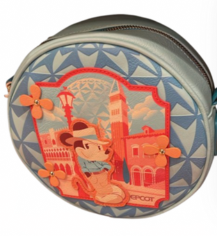 Disney Parks Epcot Italy Topolino Loungefly Crossbody Purse Bag New With Tag