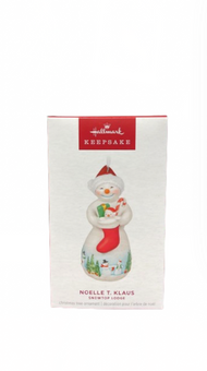 Hallmark 2024 Keepsake Snowtop Lodge Noelle T. Klaus Porcelain Ornament New Box