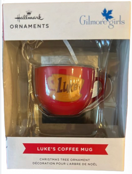 Hallmark Gilmore Girls Luke's Coffee Mug Christmas Ornament New With Box