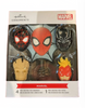 Hallmark Mini Marvel Super Heroes Hallmark Tree Topper Ornaments Set of 5 New