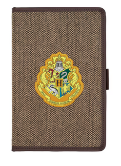 Universal Studios Harry Potter Hogwarts Crest Tweed Journal New With Tag