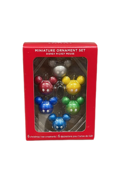 Hallmark 2023 Keepsake Mini Disney Mickey Icons Ornaments Set of 6 New with Box