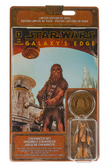 Disney Parks Chewbacca Action Figure Comic Book Set Star Wars Galaxy Edge New