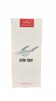 Hallmark 2024 Keepsake Star Trek U.S.S. Enterprise NCC-1701 Christmas Ornament