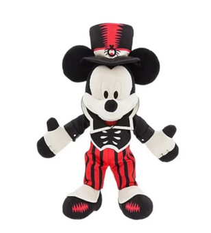 Disney Parks 2017 Halloween Mickey Top Hat 9" Plush New with Tags