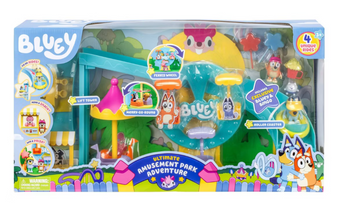 Disney Bluey Amusement Park Playset Plastic Doll Playset Toy New With Tag